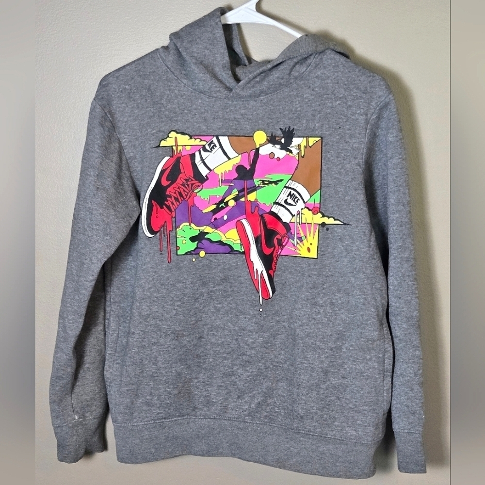 Boy's Air Jordan Graphic Pullover Hoodie, Size‎ Large